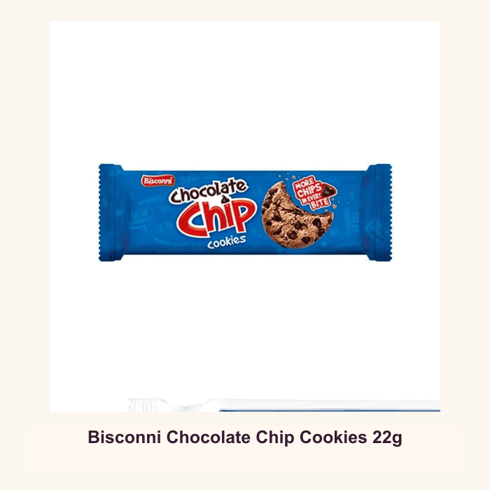 Bisconni Chocolate Chip Cookies 22g