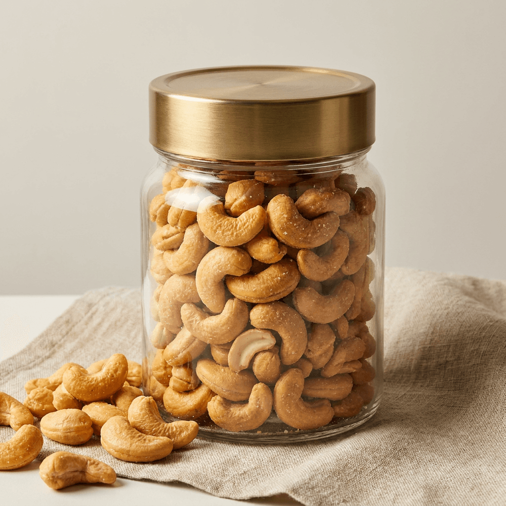Artisan Roasted Salted Whole Cashews (500g)