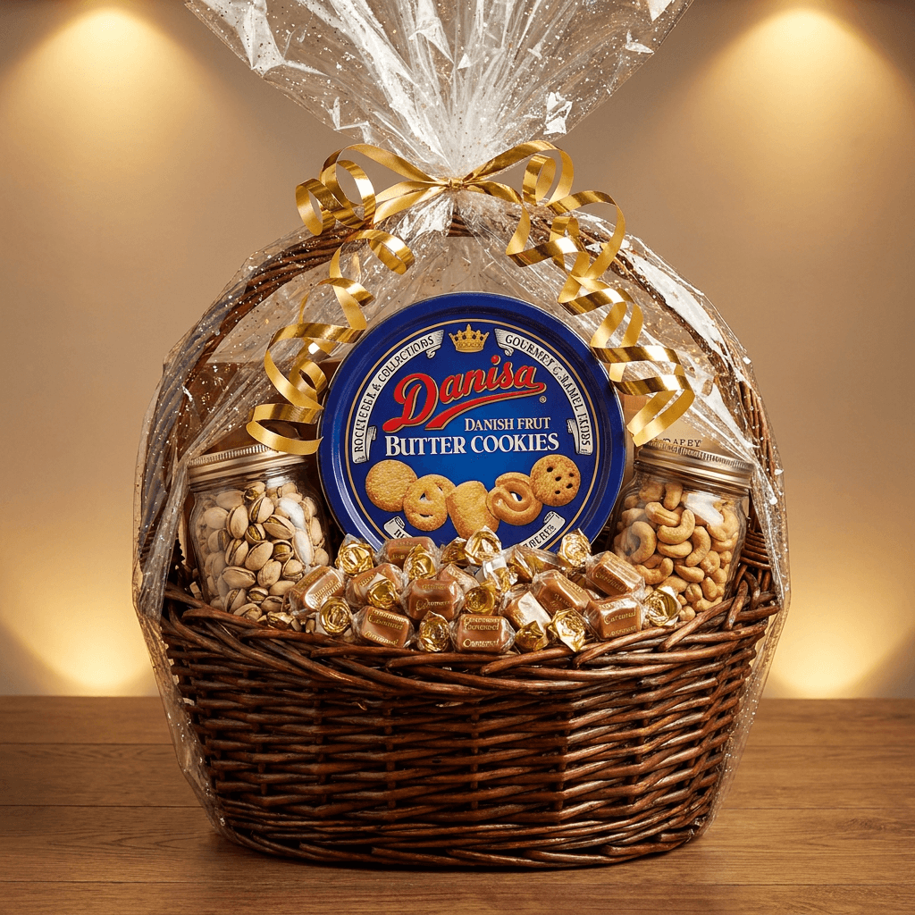 The Connoisseur's Danish Cookie & Nut Hamper