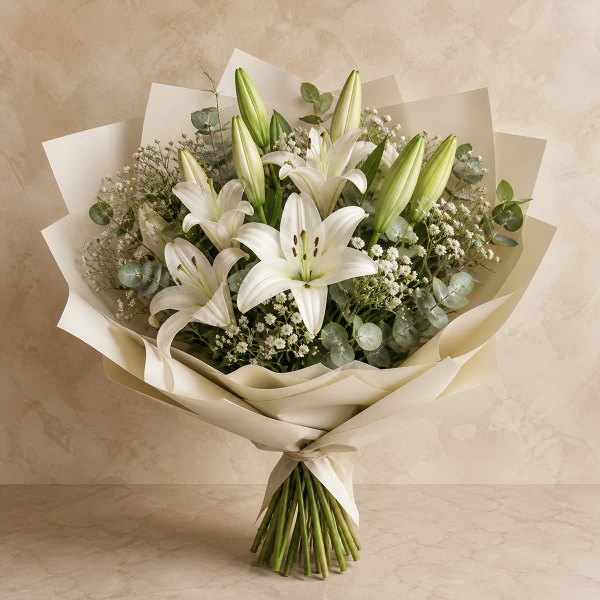 Ivory Lily Grace Bouquet