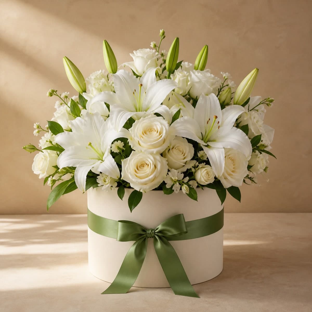 Ivory Lily Keepsake Box