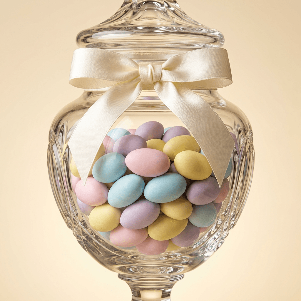 Pastel Sugared Jordan Almonds Jar (400g)
