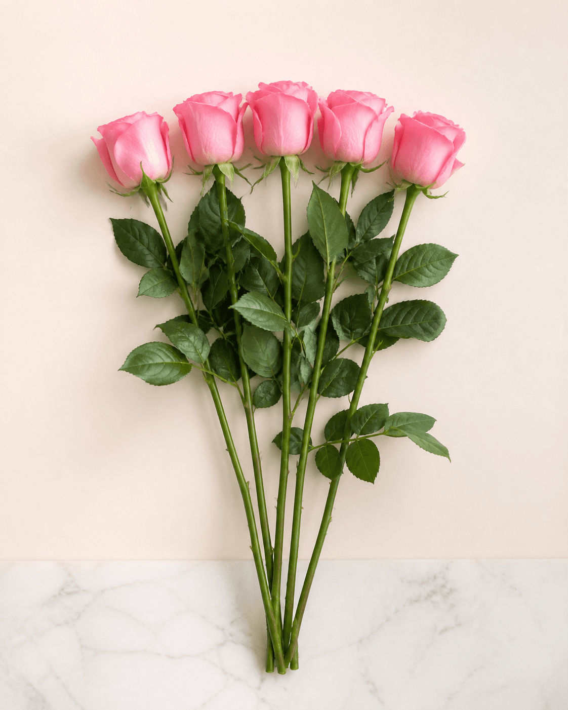 Local Pink Rose Stems