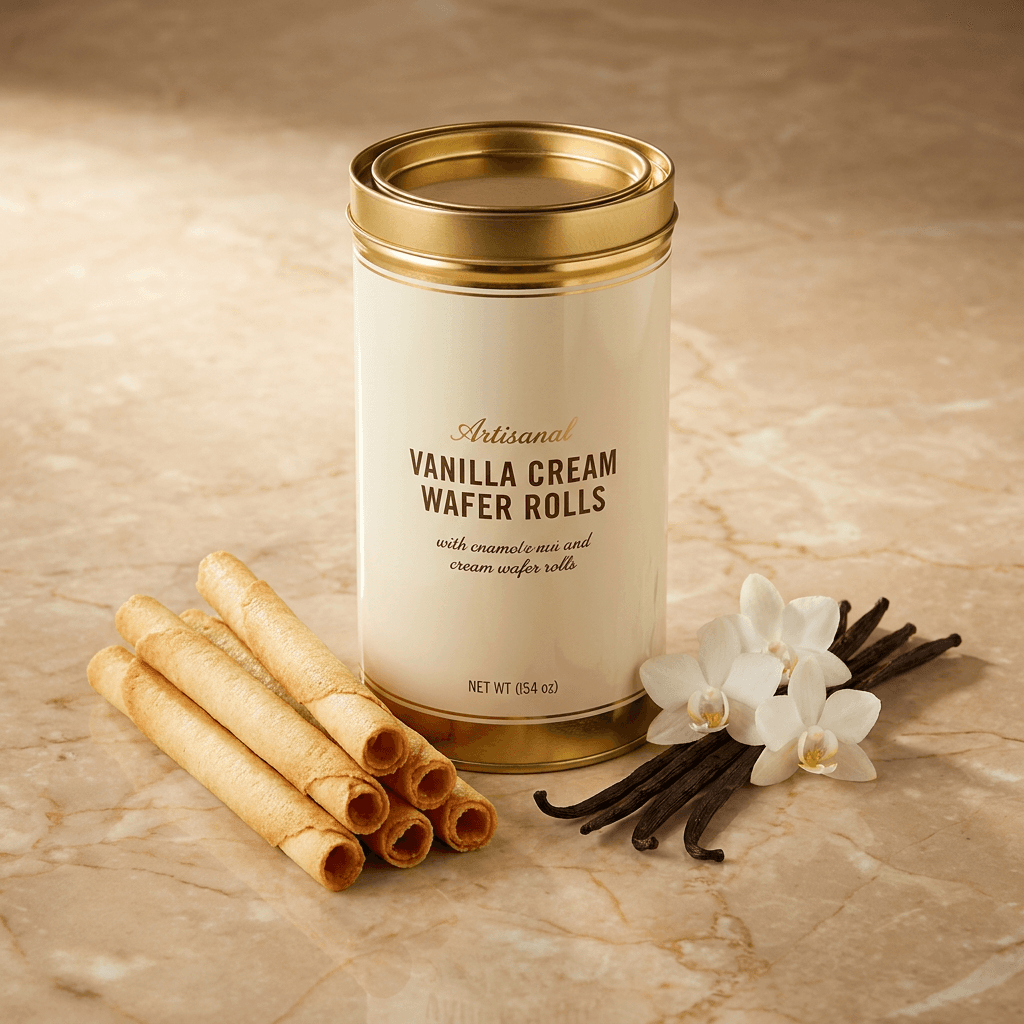 Redondo Luxury Vanilla Cream Wafer Tin (400g)