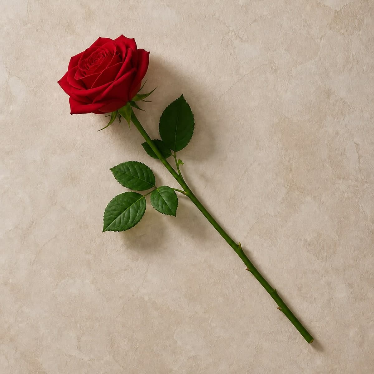 Red Rose Stems