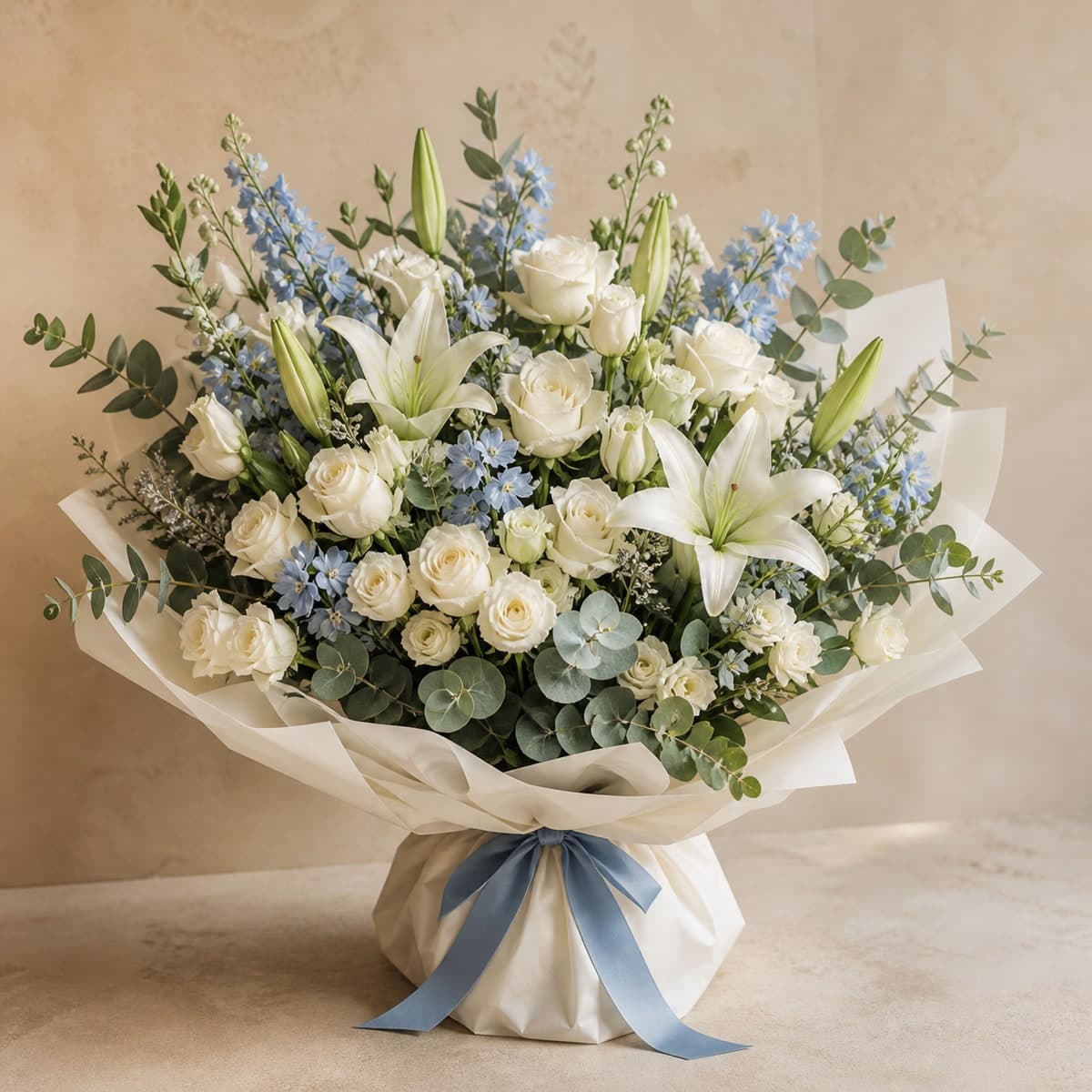 White Lily & Rose Grandeur