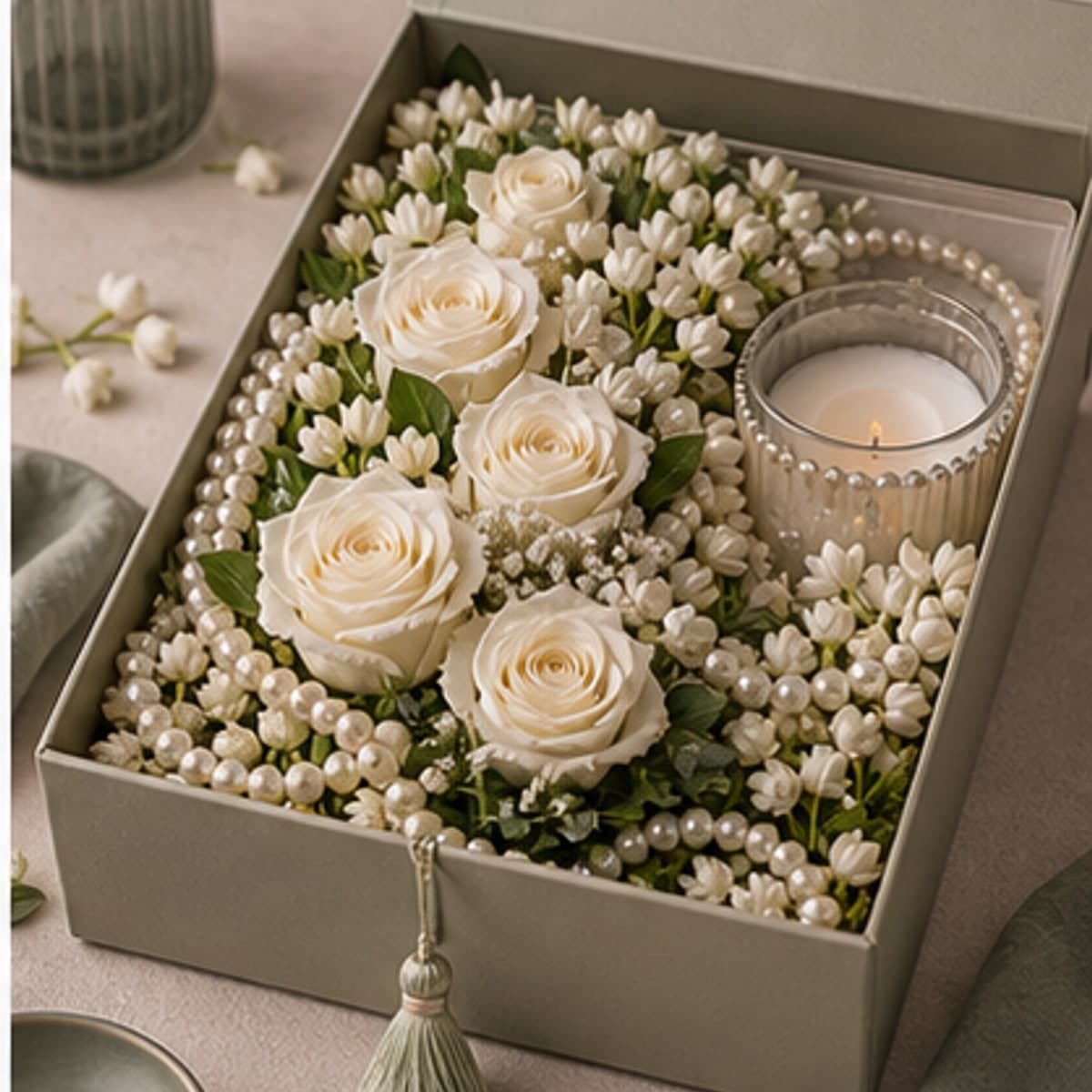 Motia Rose Evening Box