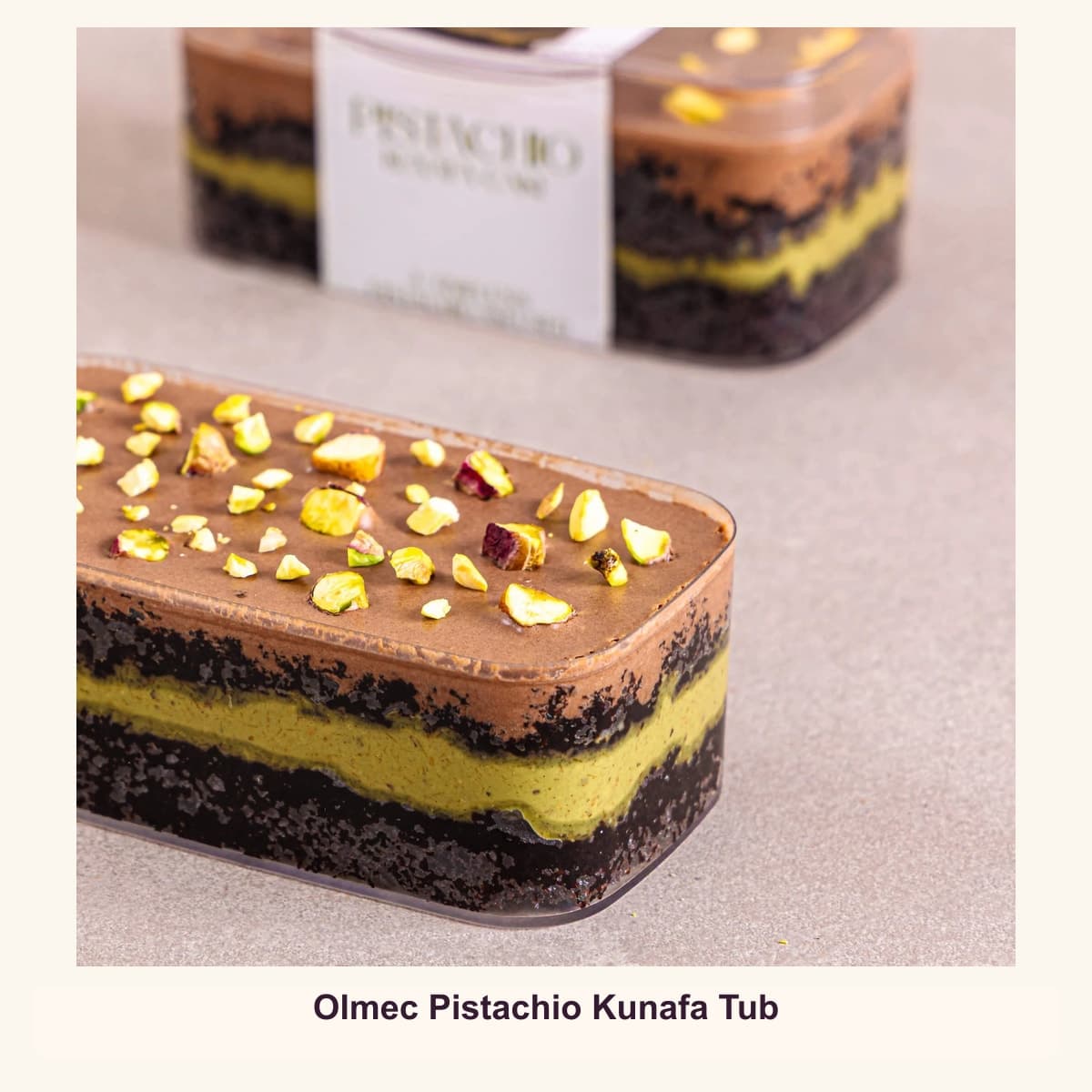 Olmec Pistachio Kunafa Tub