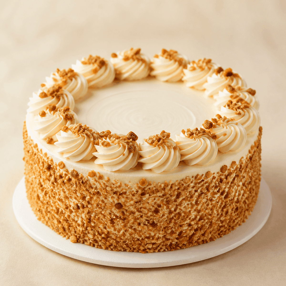 Sacha’s Cakes Vanilla Crunch Cake